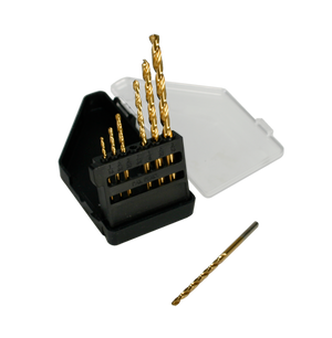 7pc Titanium Coated Round Shank Drill Bits