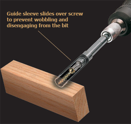 4pc Adjustable Depth Stop Screw Guide