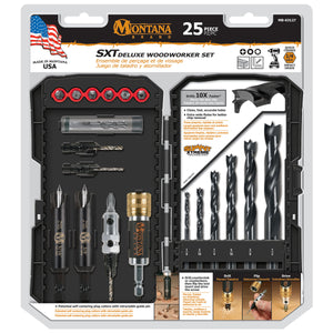 25pc Deluxe Woodworking Set