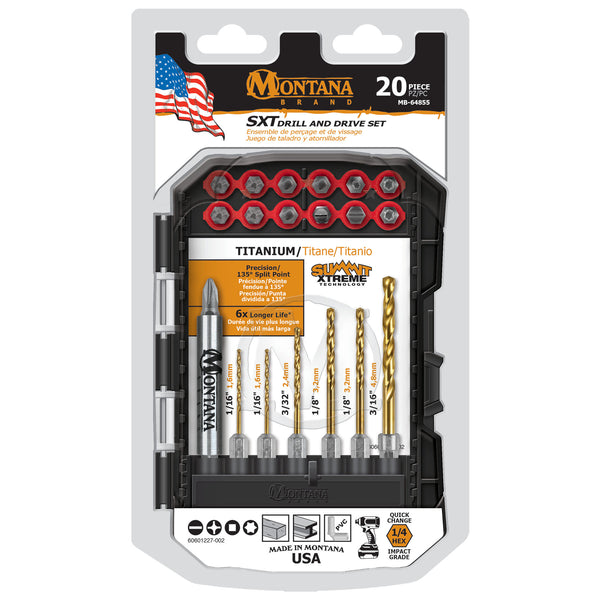20pc Drill & Drive Set - Montana Brand Tools – Made in USA